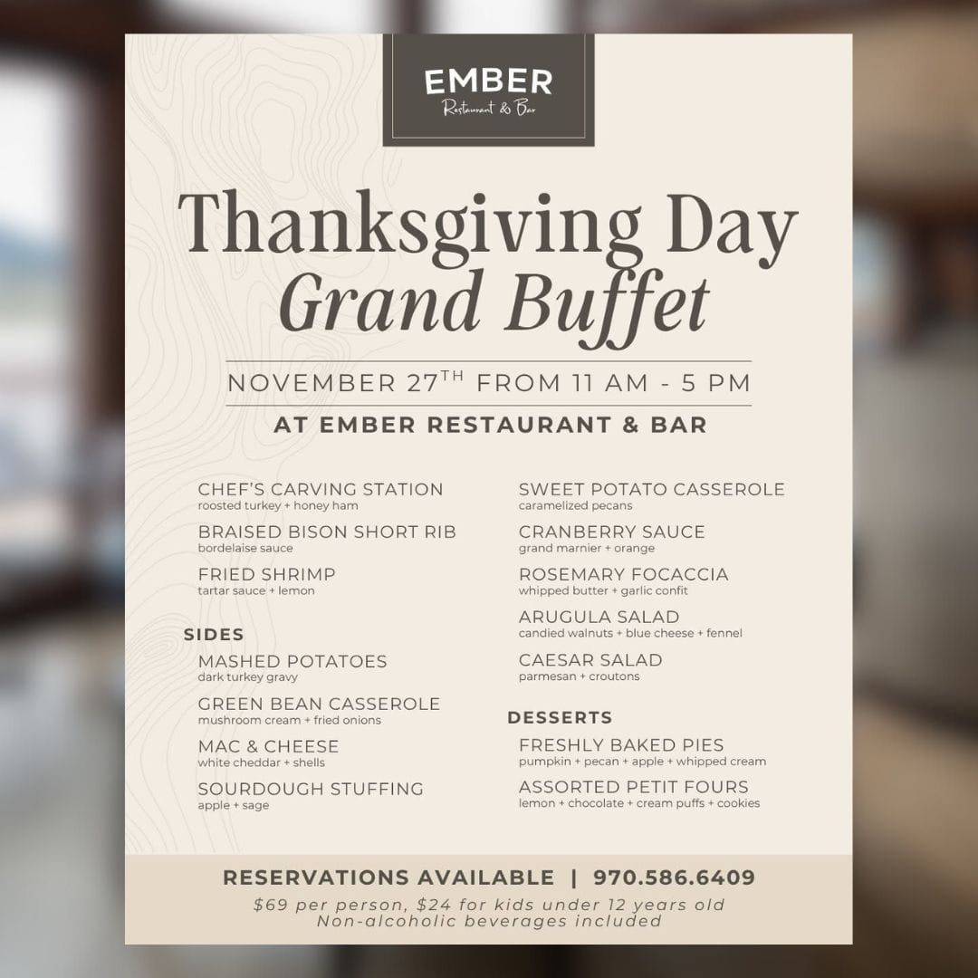 Your Thanksgiving Table, With a Mountain View